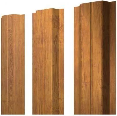 Штакетник Grand Line П -образный В 0,45 Print Elite Golden Wood Золотой Дуб купить в краснодаре