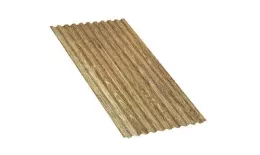 Профнастил С21 A ECOSTEEL текстурированный двусторонний 0,5 мм Golden Wood Золотой Дуб. Цена: 1253 руб. Артикул: C21ESt-db