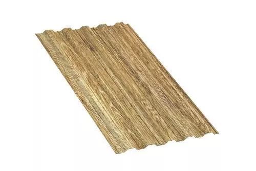 Профнастил НС35 B ECOSTEEL 0,5 мм текстурированный Золотой дуб купить в краснодаре