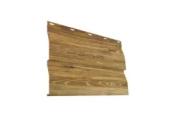 Металлический сайдинг Металл Профиль Корабельная доска ECOSTEEL текстурированный Золотой дуб – Купить оптом и в розницу