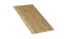 Профнастил МП18 A ECOSTEEL текстурированный 0,5 мм Золотой дуб. Цена: 979 руб. Артикул: MP18AESt-zd