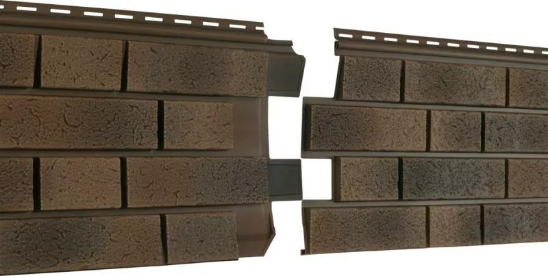 Фасадные (цокольные) панели Ю-Пласт S-Lock Клинкер Нордик Лава купить в краснодаре