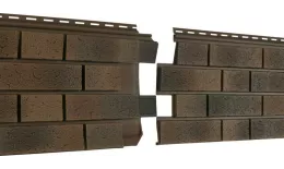 Фасадные (цокольные) панели Ю-Пласт S-Lock Клинкер Нордик Лава. Цена: 653 руб. Артикул: 42091