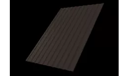 Профнастил Grand Line С8 A Полиэстер 0,45 мм RAL 8019 Темно-коричневый (RR 32) купить в краснодаре