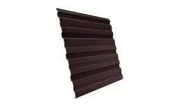 Профнастил Grand Line С10 A GreenCoat Pural Matt 0,5 мм RAL 8017 Шоколад купить в краснодаре