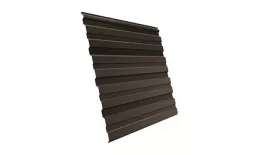 Профнастил Grand Line С10 A Rooftop Matte(Стальной бархат) 0,5 мм RAL 8019 Темно-коричневый купить в краснодаре
