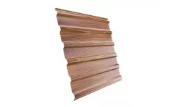 Профнастил Grand Line С20 A Print Elite 0,45 мм Nutwood Орех купить в краснодаре