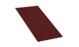 Профнастил С21 B Полиэстер 0,4 мм RAL 3011 Коричнево-красный купить в краснодаре