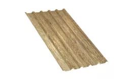 Профнастил МП35 A ECOSTEEL текстурированный двусторонний 0,5 мм Золотой дуб купить в краснодаре