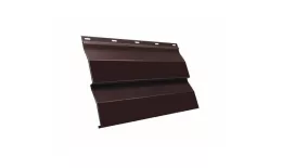 Металлический сайдинг Grand Line Корабельная доска XL GreenCoat Pural RAL 8017 Шоколад купить в краснодаре