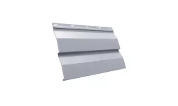 Металлический сайдинг Grand Line Корабельная доска XL PE 0,45 мм RAL 9006 Бело-алюминиевый купить в краснодаре