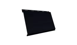 Металлический сайдинг Grand Line Вертикаль Классик GreenCoat Pural Matt RAL 9005 Черный купить в краснодаре