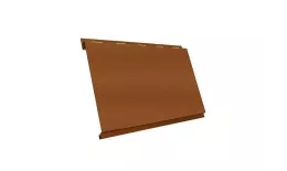 Металлический сайдинг Grand Line Вертикаль Классик Quarzit 0,5 мм Cuprum steel Медь купить в краснодаре