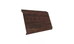 Металлический сайдинг Grand Line Вертикаль Классик Print Elite Бразильская вишня купить в краснодаре