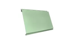 Металлический сайдинг Grand Line Вертикаль Классик PE 0,45 мм RAL 6019 Бело-зеленый купить в краснодаре