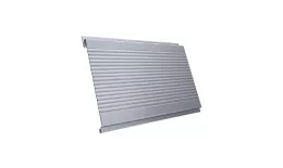 Металлический сайдинг Grand Line Вертикаль Гофр PE 0,45 мм RAL 9006 Бело-алюминиевый купить в краснодаре