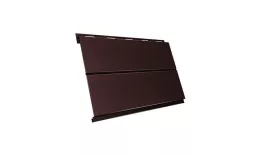 Металлический сайдинг Grand Line Вертикаль Line GreenCoat Pural Matt RAL 8017 купить в краснодаре