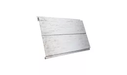 Металлический сайдинг Grand Line Вертикаль Line Print Elite Cнежное дерево купить в краснодаре