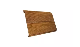 Металлический сайдинг Grand Line Вертикаль Line Print Elite Орех купить в краснодаре