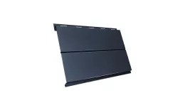 Металлический сайдинг Grand Line Вертикаль Line Drap 0,45 мм RAL 7024 Мокрый асфальт купить в краснодаре