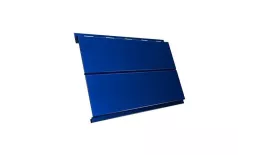 Металлический сайдинг Grand Line Вертикаль Line PE 0,45 мм RAL 5005 Сигнальный синий купить в краснодаре