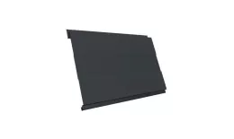 Металлический сайдинг Grand Line Вертикаль Проф GreenCoat Pural Matt RAL 7016 Антрацитово-серый купить в краснодаре