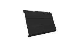 Металлический сайдинг Grand Line Вертикаль Проф GreenCoat Pural Matt RAL 9005 Черный купить в краснодаре