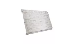 Металлический сайдинг Grand Line Вертикаль Проф Print Elite Cнежное дерево купить в краснодаре