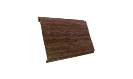 Металлический сайдинг Grand Line Вертикаль Проф Print-double Premium РФ 0,45 мм Античный дуб купить в краснодаре