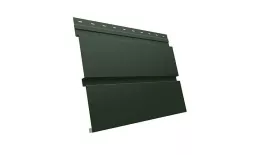 Металлический сайдинг Grand Line Квадро Брус GreenCoat Pural Matt RAL 6020 Хромовая зелень купить в краснодаре