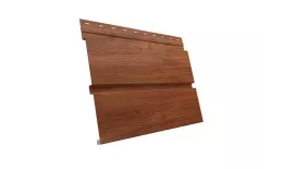 Металлический сайдинг Grand Line Квадро Брус Print Elite Рябина купить в краснодаре