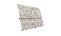 Металлический сайдинг Grand Line Квадро Брус Print Premium РФ 0,45 мм Серебряное дерево купить в краснодаре