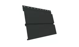 Металлический сайдинг Grand Line Квадро Брус PE 0,45 мм RAL 7005 Мышино-серый купить в краснодаре