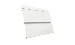 Металлический сайдинг Grand Line Квадро Брус PE 0,45 мм RAL 9003 Сигнальный белый купить в краснодаре