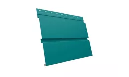 Металлический сайдинг Grand Line Квадро Брус PE 0,45 мм RAL 5021 Водная синь купить в краснодаре