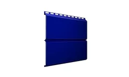 Металлический сайдинг Grand Line ЭкоБрус PE 0,45 мм RAL 5002 Ультрамариново-синий купить в краснодаре