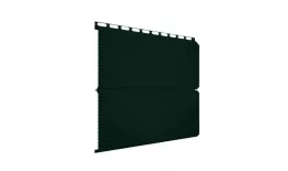 Металлический сайдинг Grand Line ЭкоБрус Гофр Velur 0,5 мм RAL 6005 Зеленый мох купить в краснодаре