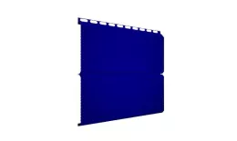 Металлический сайдинг Grand Line ЭкоБрус Гофр PE 0,45 мм RAL 5002 Ультрамариново-синий купить в краснодаре