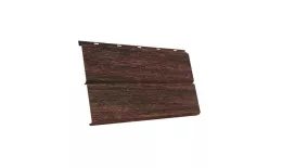 Металлический сайдинг Grand Line ЭкоБрус 3D Print Elite 0,45 мм Бразильская вишня купить в краснодаре