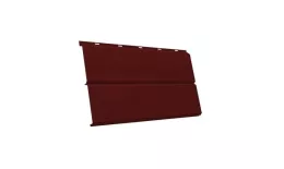 Металлический сайдинг Grand Line ЭкоБрус 3D Satin 0,5 мм RAL 3011 Коричнево-красный купить в краснодаре