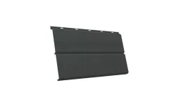 Металлический сайдинг Grand Line ЭкоБрус 3D PE 0,45 мм RAL 7005 Мышино-серый купить в краснодаре