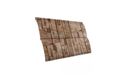 Металлический сайдинг Grand Line Блок-хаус Новый Print Elite Камень песчаник купить в краснодаре