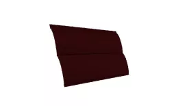 Металлический сайдинг Grand Line Блок-хаус Новый Satin 0,5 мм RAL 3011 Коричнево-красный купить в краснодаре