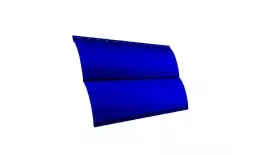 Металлический сайдинг Grand Line Блок-хаус Новый PE 0,45 мм RAL 5002 Ультрамариново-синий купить в краснодаре