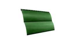 Металлический сайдинг Grand Line Блок-хаус Новый PE 0,45 мм RAL 6002 Лиственно-зеленый купить в краснодаре