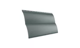 Металлический сайдинг Grand Line Блок-хаус Новый PE 0,45 мм с пленкой RAL 7005 Мышино-серый купить в краснодаре