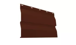 Металлический сайдинг Металл Профиль Корабельная доска VikingMP E 0,5 мм RAL 8004 Терракота купить в краснодаре