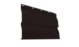 Металлический сайдинг Металл Профиль Корабельная доска VikingMP E 0,5 мм RAL 8019 Коричневый купить в краснодаре