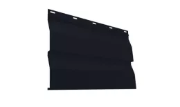 Металлический сайдинг Металл Профиль Корабельная доска NormanMP 0,5 мм RAL 7024 Мокрый асфальт купить в краснодаре