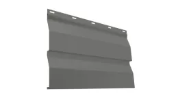 Металлический сайдинг Металл Профиль Корабельная доска NormanMP 0,5 мм RAL 9006 Бело-алюминиевый купить в краснодаре